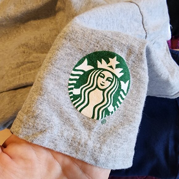 Starbucks 50th Anniversary Gray Logo T-Shirt Size Large Employee Promo - Picture 6 of 6